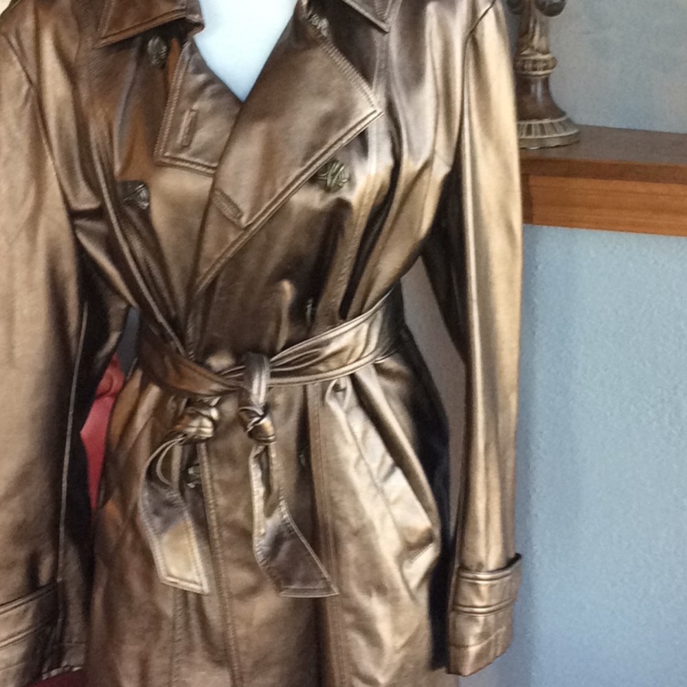 Faux leather jacket